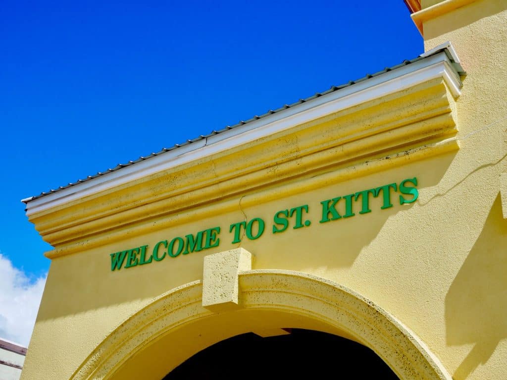 Welcome to st. kitts signage