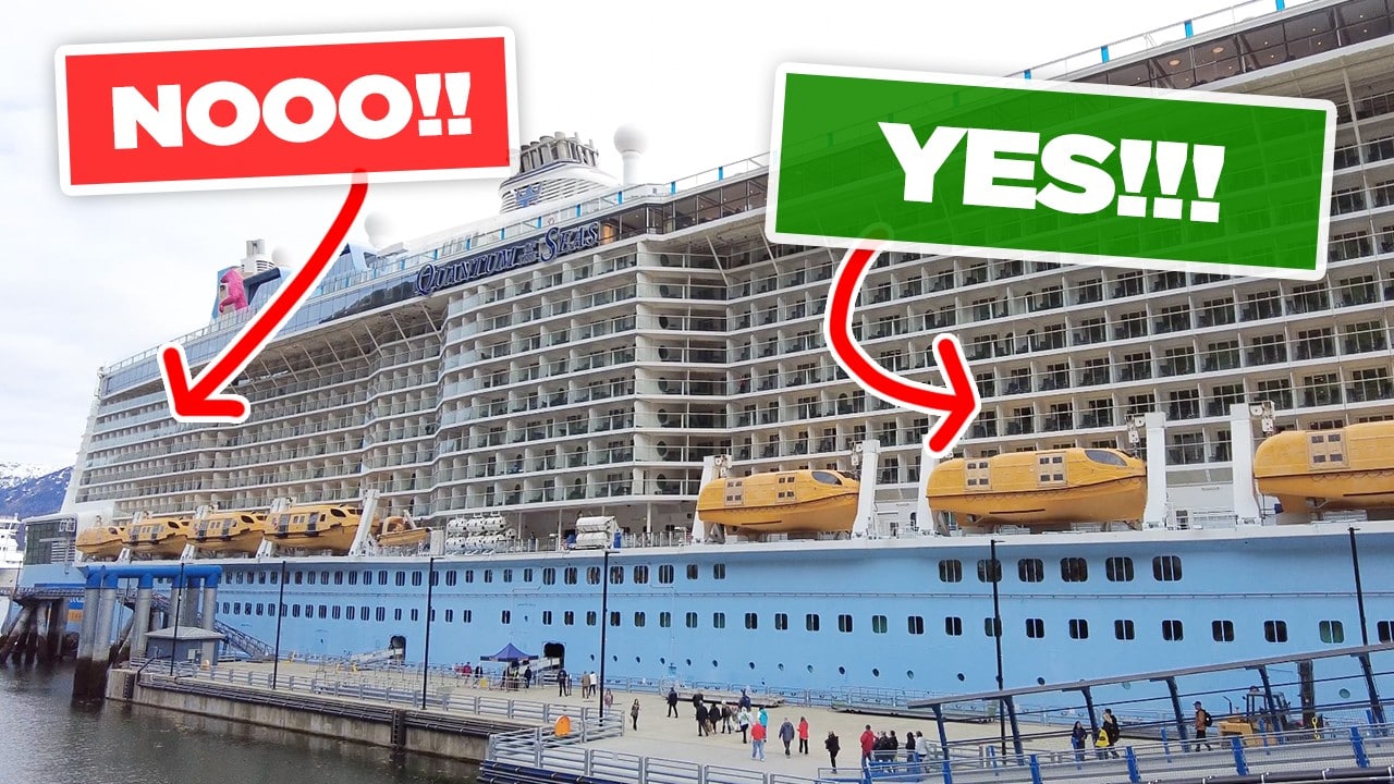 Is the front or back of a cruise ship better?