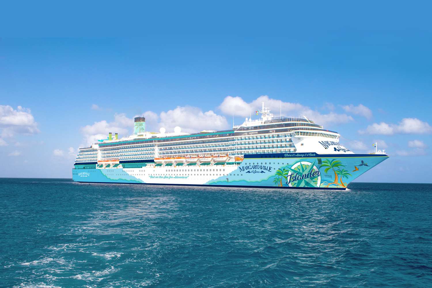 Margaritaville at Sea Announces New Ship with 12 Restaurants and 3-story Poolside Bar