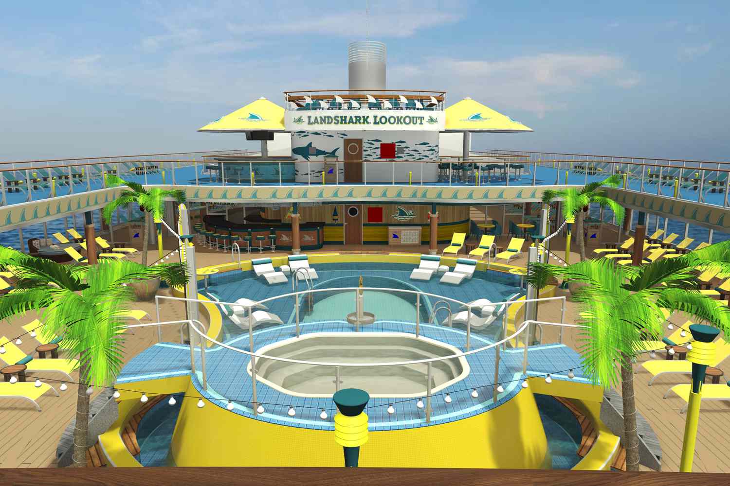 Margaritaville at Sea Announces New Ship with 12 Restaurants and 3-story Poolside Bar